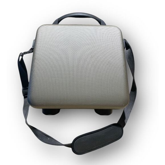 Delsey Hard Case Carry On Luggage Shoulder Strap Combination Lock 13”x13”x8” - Picture 2 of 7